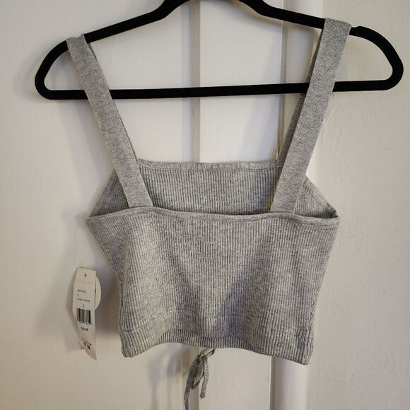 Madden Girl 2 Piece Ribbed Knit Tank Top and Biker Short Set Size Large - Picture 11 of 11